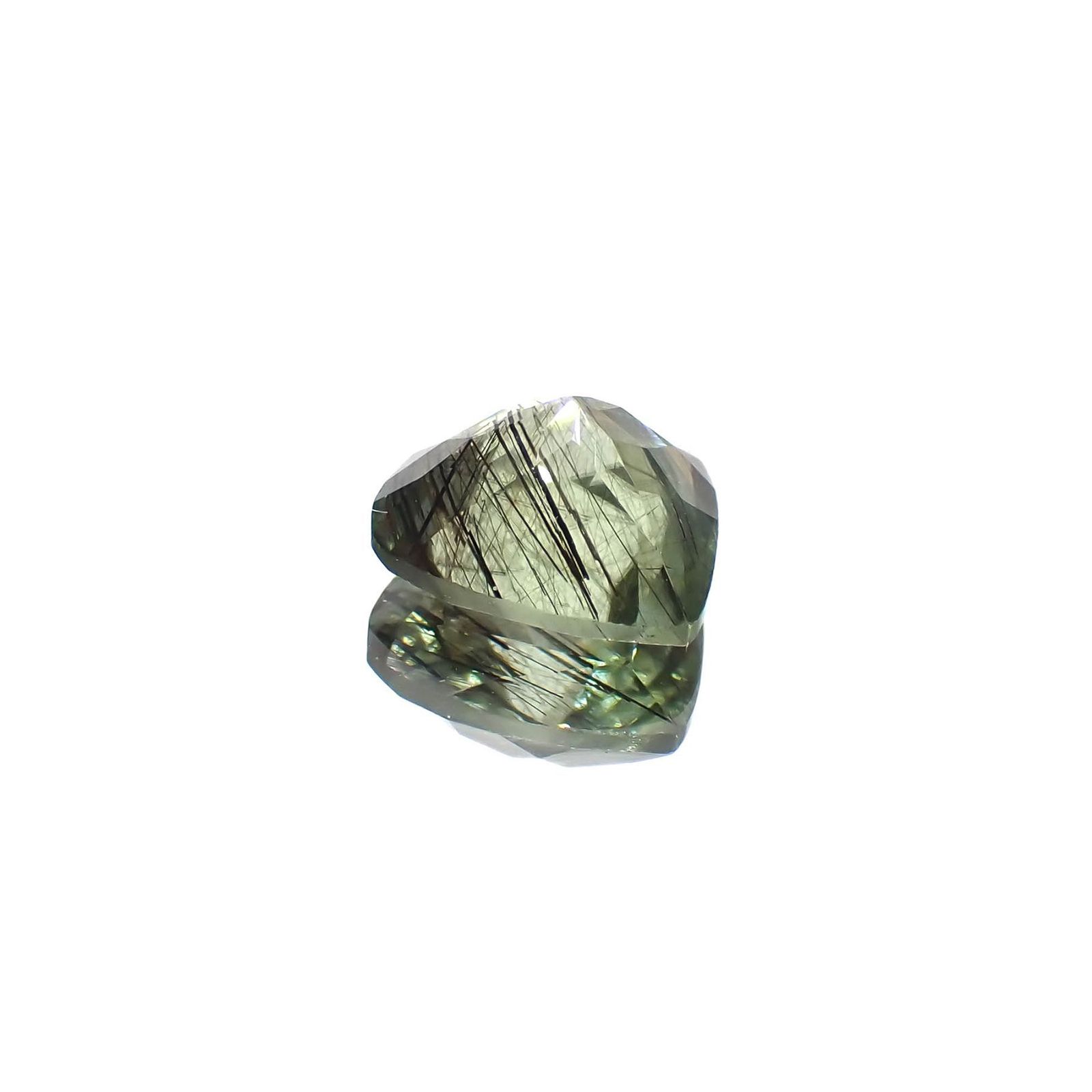 ルドウィジャイトインペリドット パキスタン産 1.90ct / 8.5x8.2mm前後 [260419515]