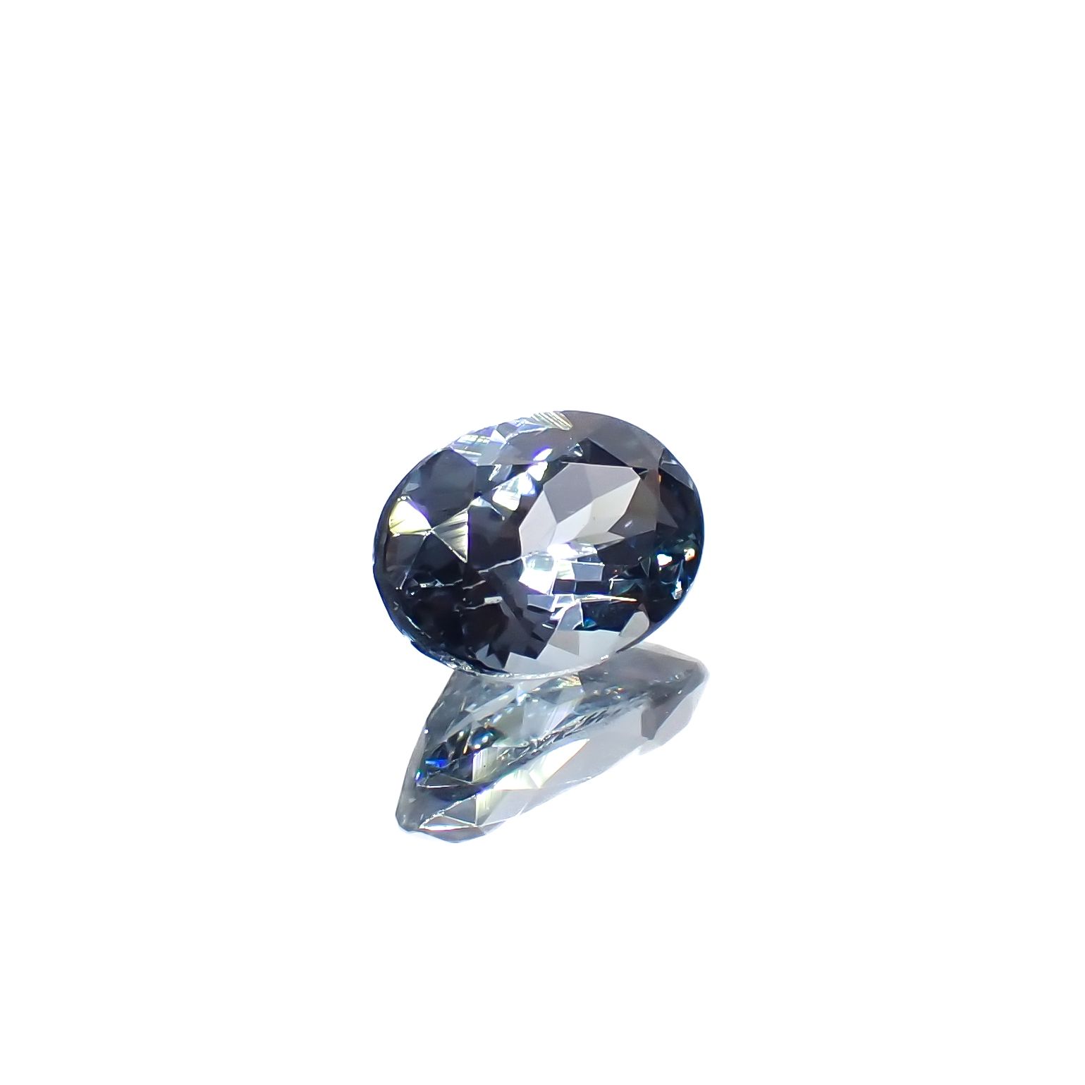 ブルーイッシュグレースピネル タンザニア産 0.93ct[231224889]7.1x5mm前後