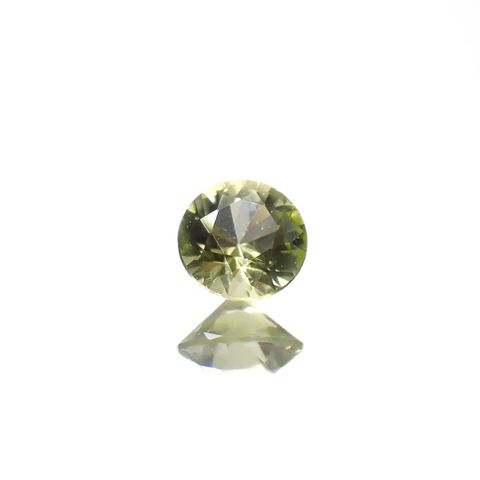 パラサイティックペリドット(宝石名ペリドット)採取地：ロシア 0.097ct 識別済[240627931]2.9x2.9mm前後