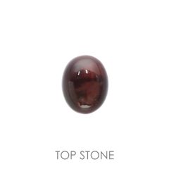 バイカラーアンデシン(宝石名アンデシン/ラブラドライト) チベット産 2.32ct 識別済[211013550]8.9×7.2mm前後