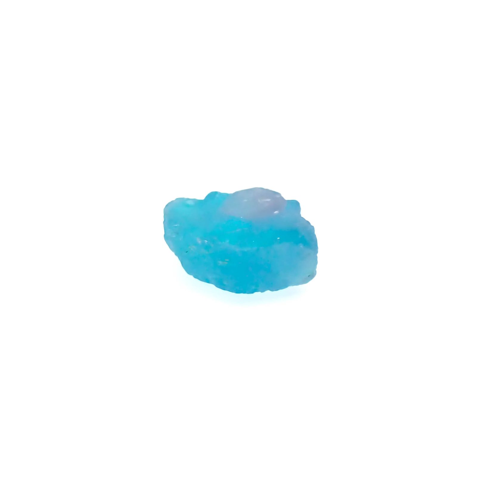 パライバトルマリン原石スライス ブラジル・パライバ州バターリャ鉱山産 1.13ct[230321167]8.2x6mm前後