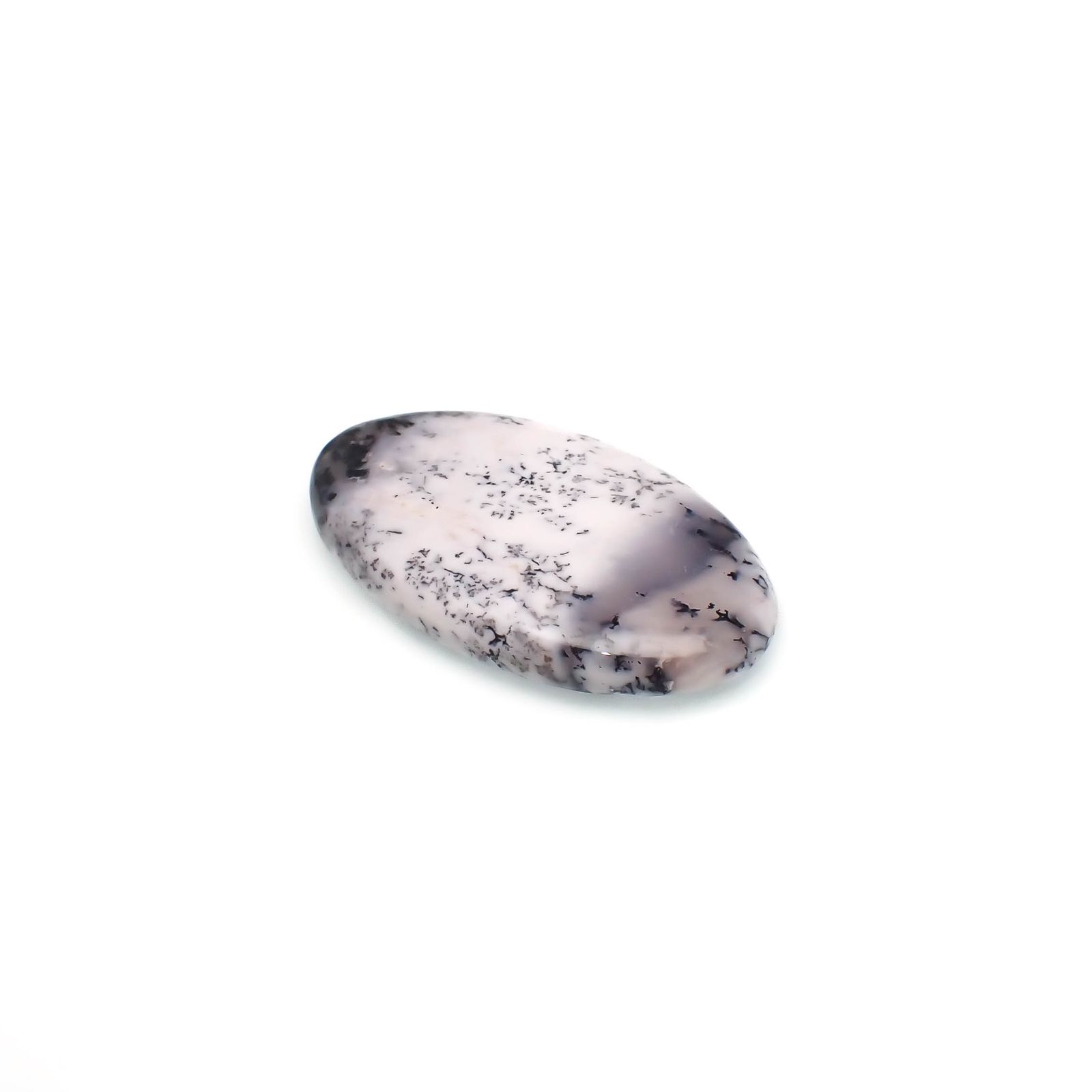 デンドリチックオパール ブラジル産 36.35ct[230722774]37.4x21.8mm前後