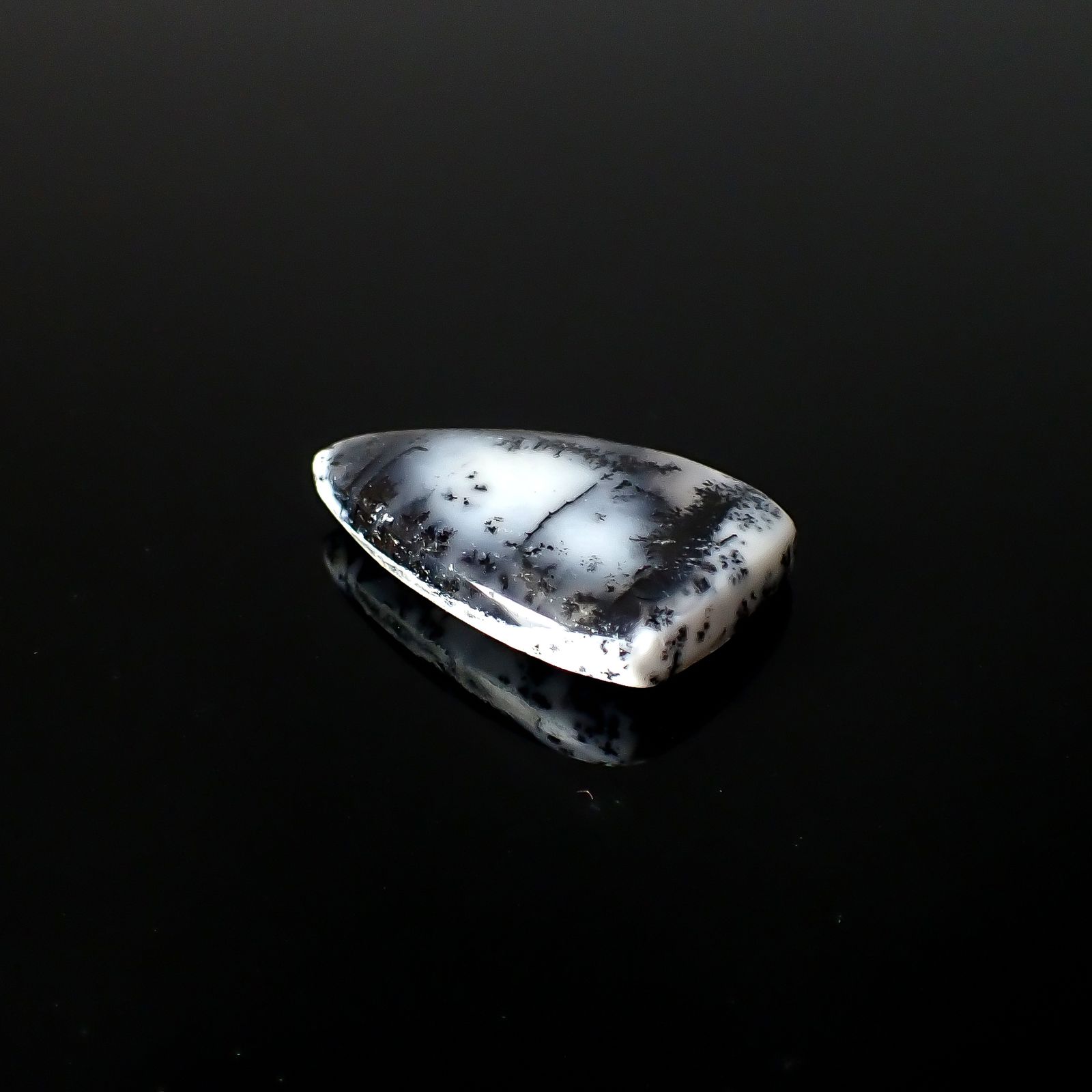 ◇フリーフォーム◇デンドリチックオパール ブラジル産 19.94ct [250931118]25.8x16.7mm前後