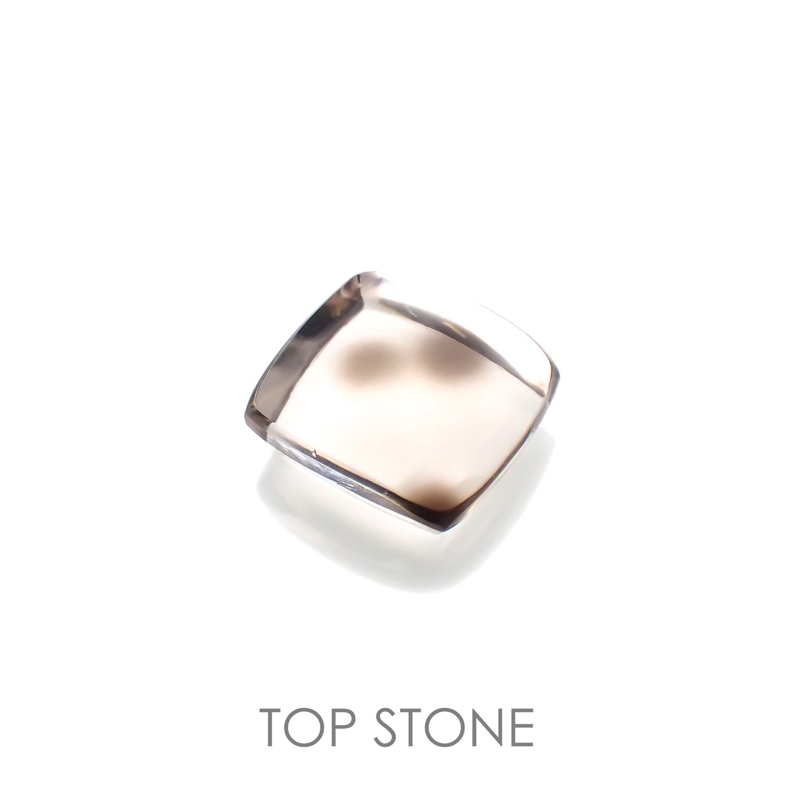 ダルメシアンクォーツ(宝石名ラジエーション・ダメージ・クォーツ) ブラジル産 5.19ct 識別済[210812883]11.3×10.8mm前後