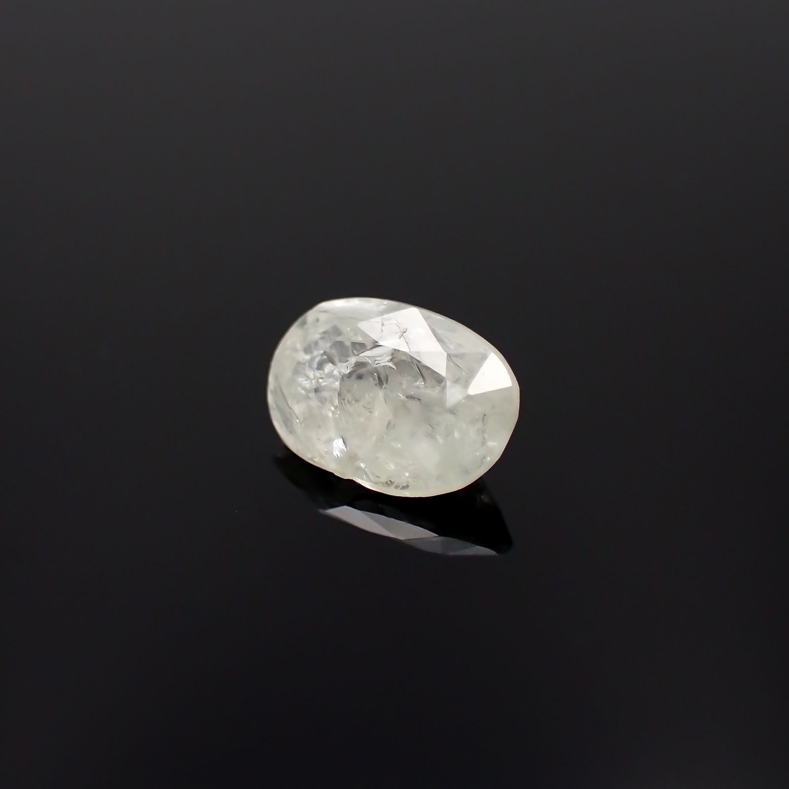 ジョハチドーライト(宝石名ジョハチドライト)ビルマ産 0.657ct ソ付(彩珠)[231225031]6.6x4.5mm前後