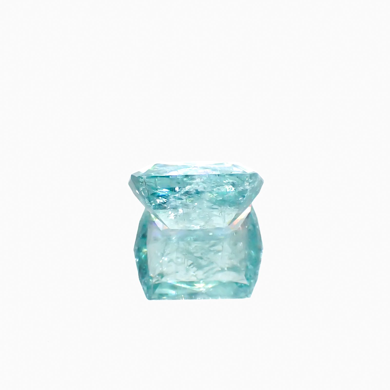 ◇カスタムカット◇パライバトルマリン モザンビーク産 8.89ct[230622508]15.1x11.5mm前後