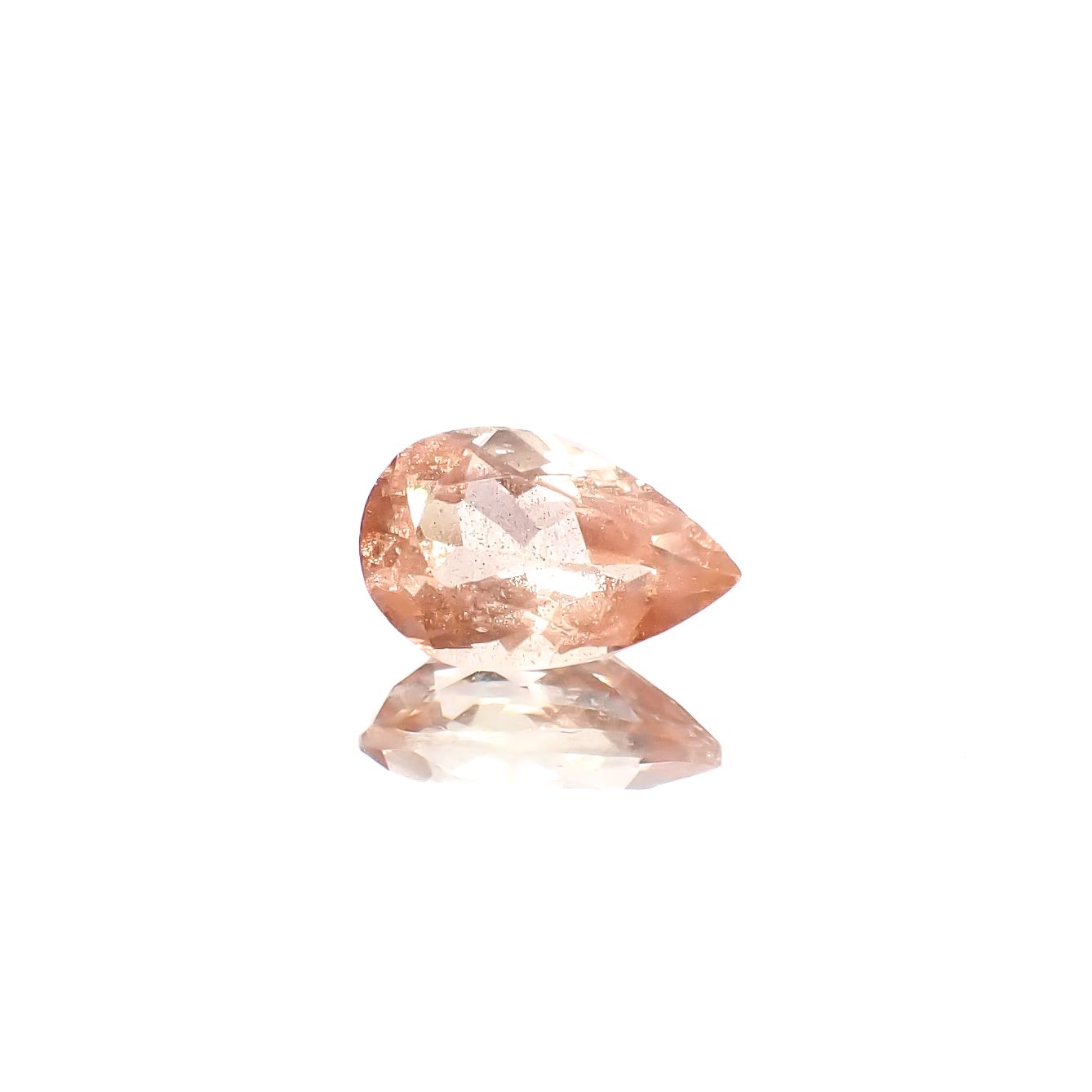 オレゴンサンストーン アメリカ・オレゴン州産 0.81ct[240627878]8x5.2mm前後