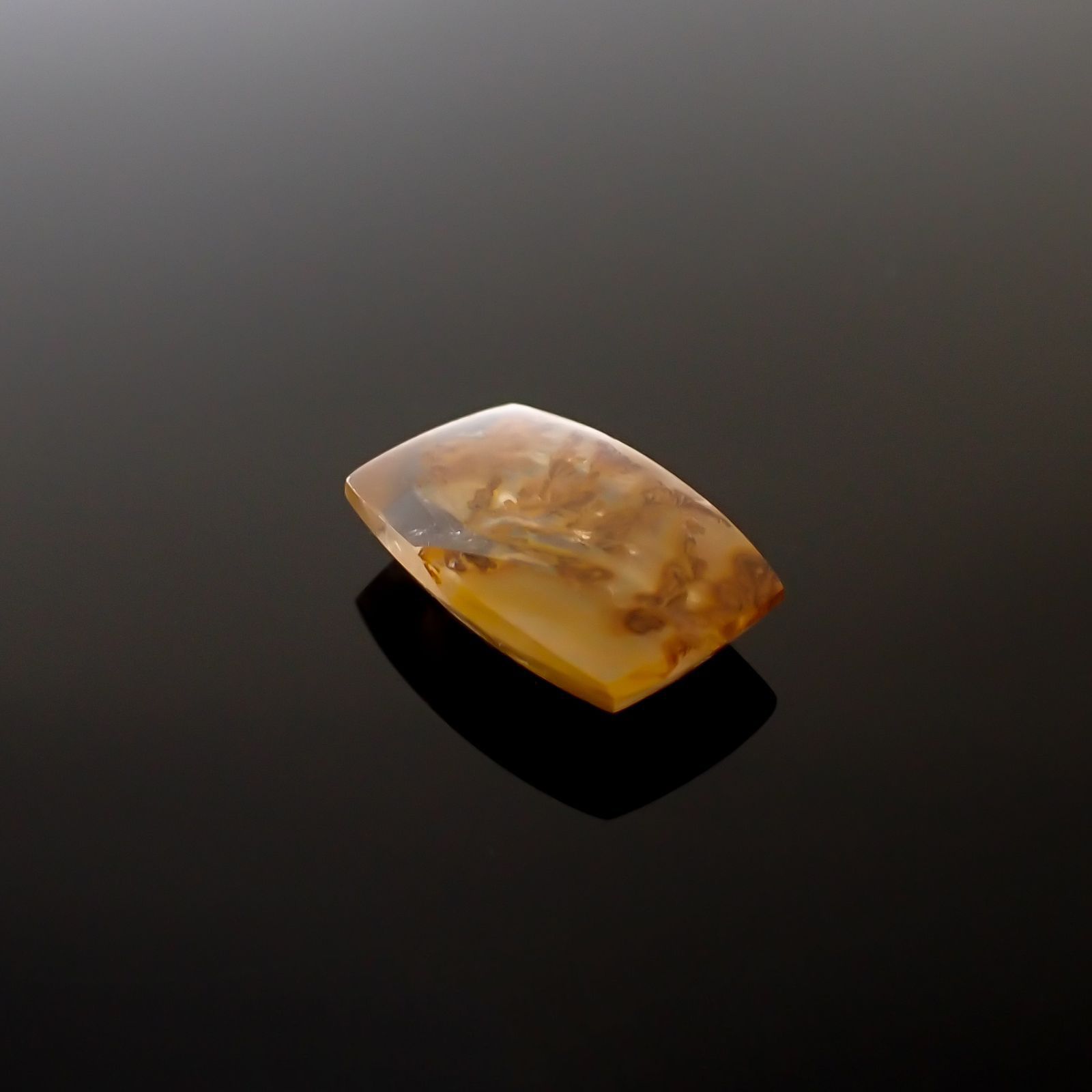 レッドデンドリチッククォーツ ブラジル産 6.63ct[220115115]16.2x10.6mm前後