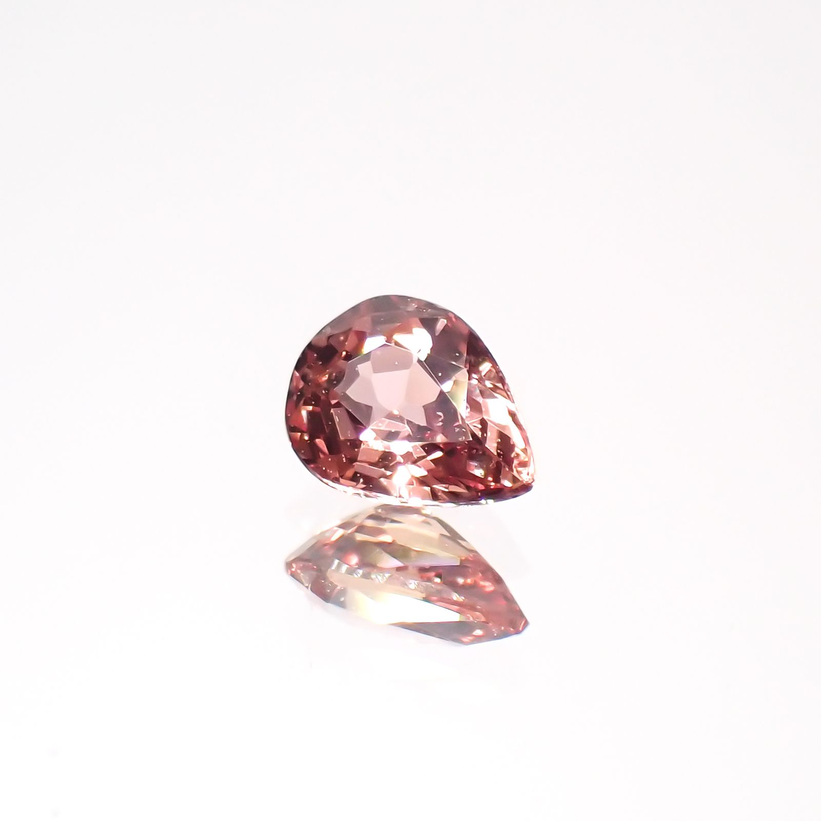 パパラチャサファイア 非加熱(宝石名サファイア/別名パパラチャ・サファイア)スリランカ産 0.19ct GIA鑑付[230521935]4.13x3.11mm前後