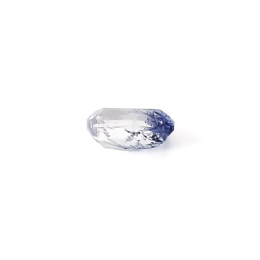 デュモルチェライトインクォーツ ブラジル産 0.86ct / 6.9x5mm前後 [260331852]