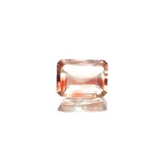 バイカラーアンデシン(宝石名アンデシン)チベット産 識別済 1.19ct / 7.8x5.9mm前後 [220115269]