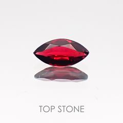 レッドスピネル タンザニア産 ルース 0.14ct[20117692]5×2.5mm前後