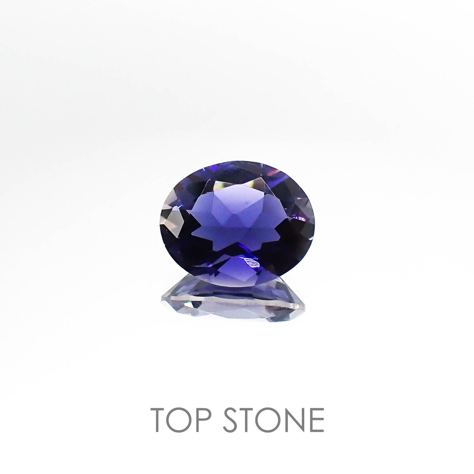 アイオライト(宝石名アイオライト)タンザニア産 2.64ct 識別済[220817257]10.9x9mm前後