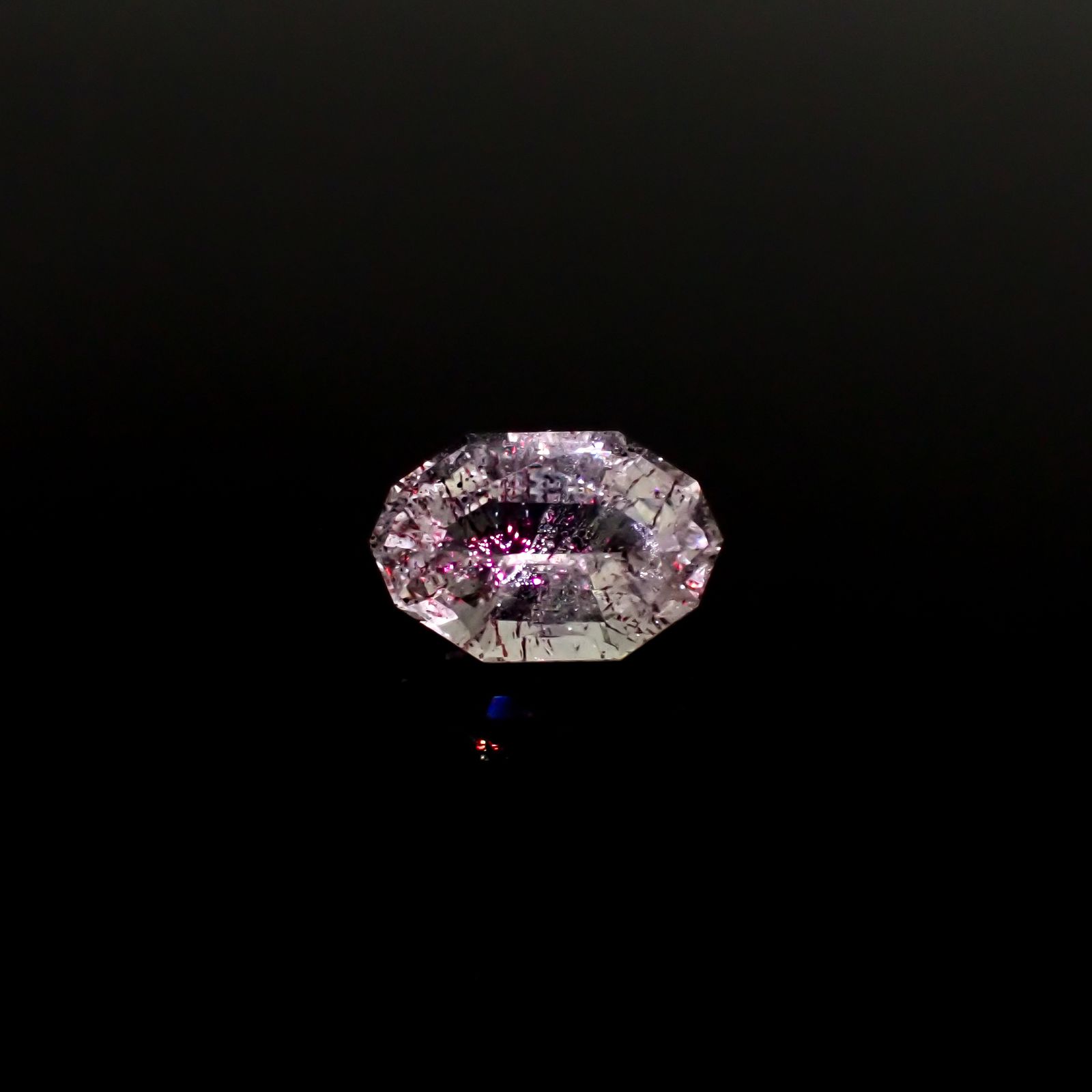 ◇カスタムカット◇ティンカーベルクォーツ ブラジル産 4.19ct[240628174]12.6x8.2mm前後