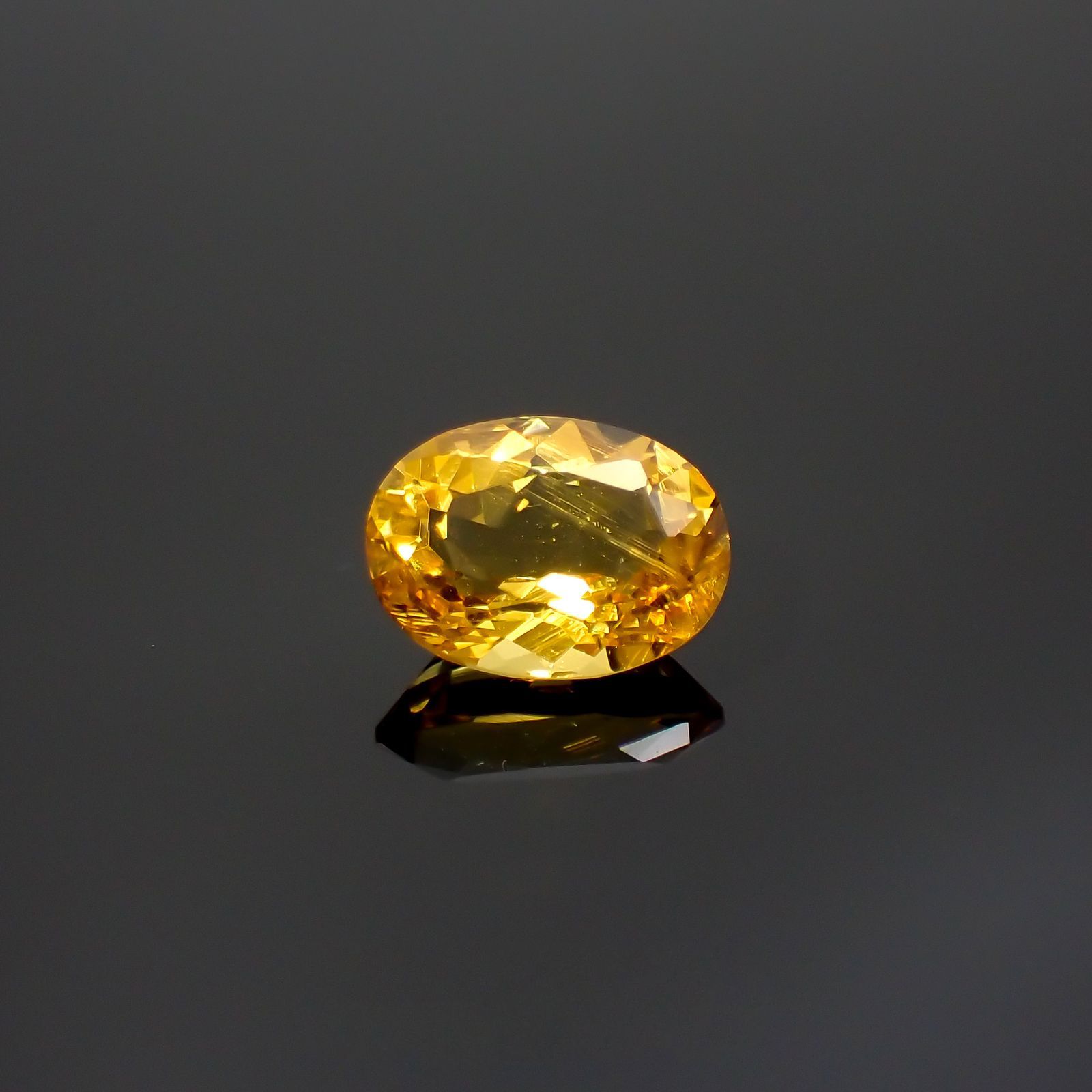ゴールデンベリル(宝石名ゴールデン・ベリル)ブラジル産 1.17ct 識別済[220115424]8.1x6mm前後