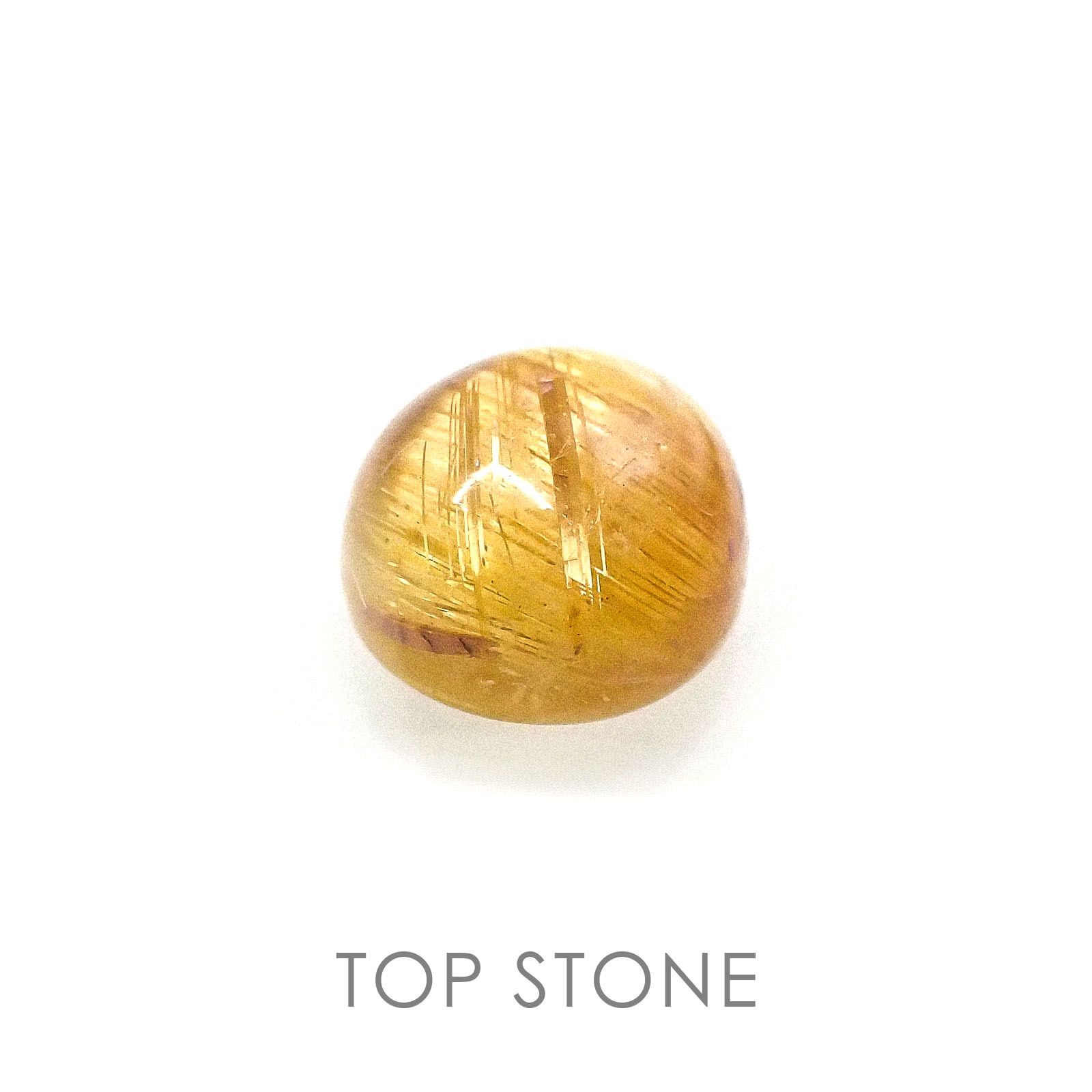 ルチルクォーツ ブラジル産 ルース 1.60ct[20084479]7×6.9mm前後