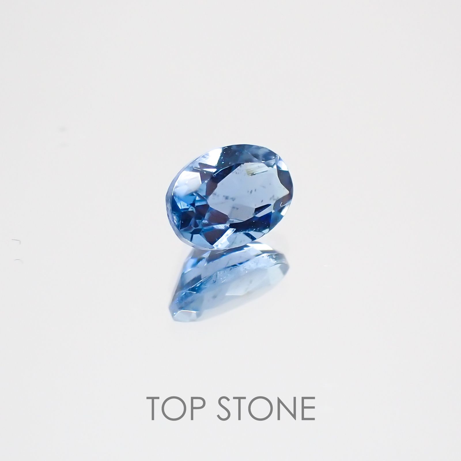 サンタマリア アクアマリン ブラジル産 ルース 0.49ct[20129113]5.9×4.1mm前後