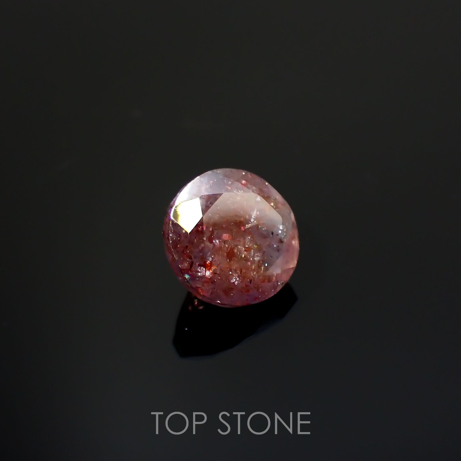 ブラッドショットアイオライト インド産 1.48ct[220616723]7.4x7.3mm前後