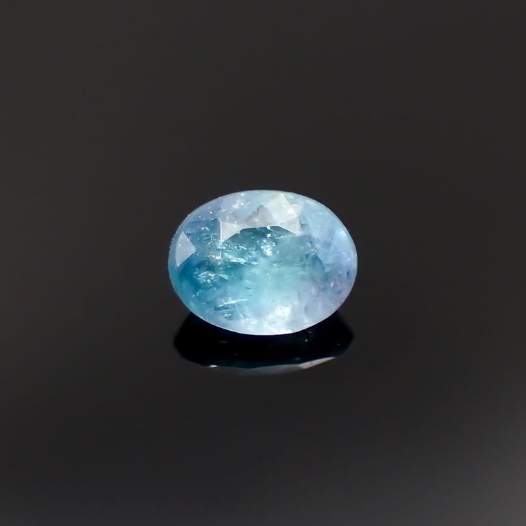 バイカラーパライバトルマリン 非加熱 ブラジル・バターリャ鉱山産 0.26ct[230220470]4.6x3.6mm前後