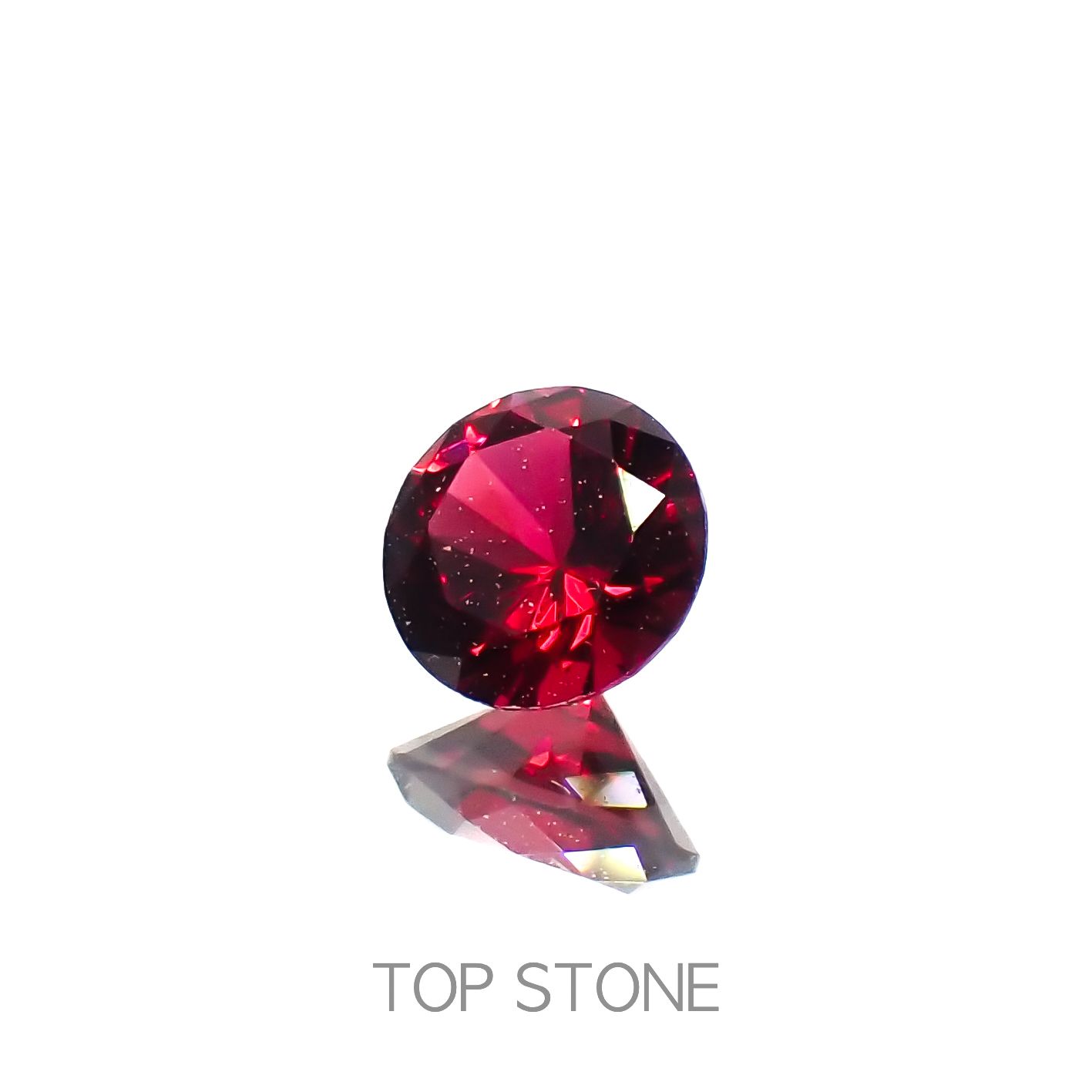 レッドスピネル ビルマ/マダガスカル産 0.18ct[230220549]3.6x3.6mm前後