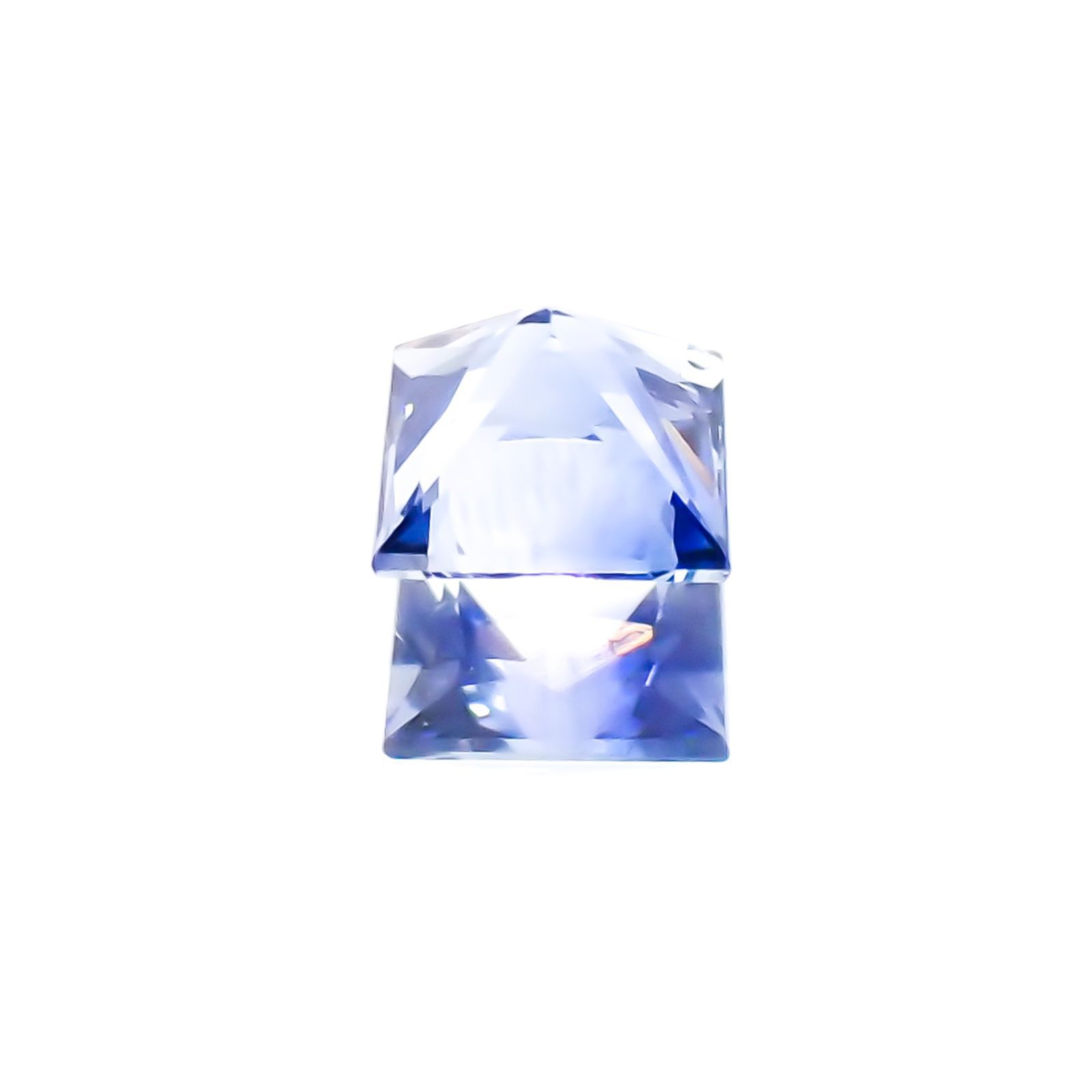 ◇プリンセスカット◇サファイア(宝石名サファイア) スリランカ産 0.21ct 識別済[21017903]3.1×3.1mm前後