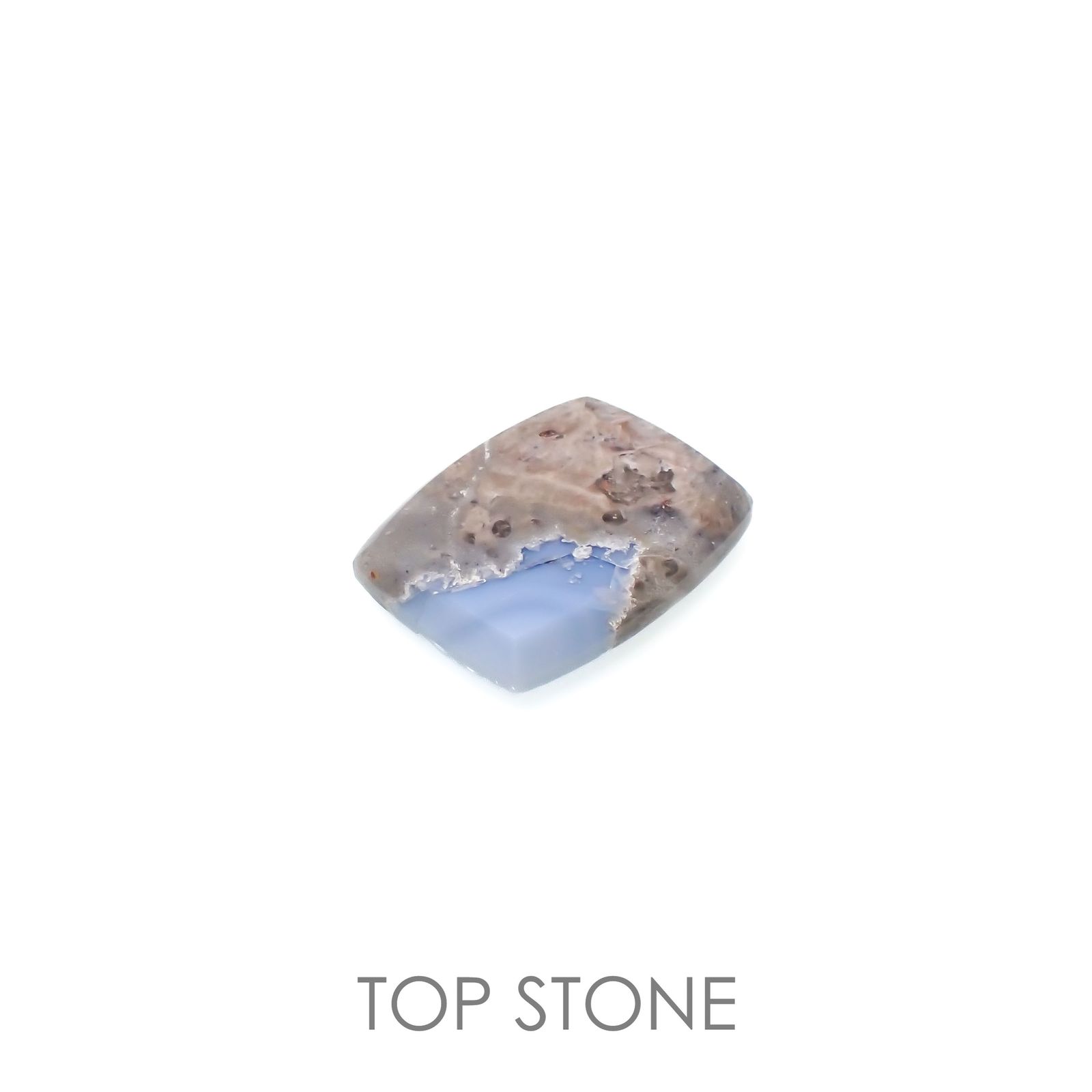 マトリックスブルーオパール アメリカ・オレゴン州産 3.92ct[220917813]14.7x11.1mm前後