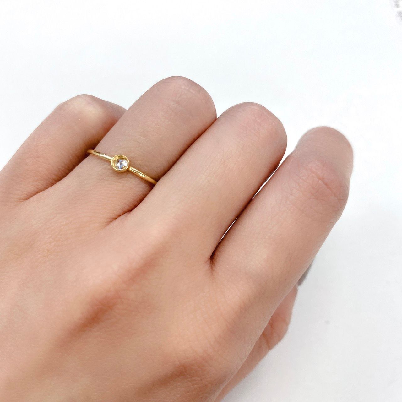 ◇ローズカット◇ダイヤモンド SI-VS / D-G(宝石名ダイアモンド) 0.070ct 識別済[210510900]2.4×2.4mm前後