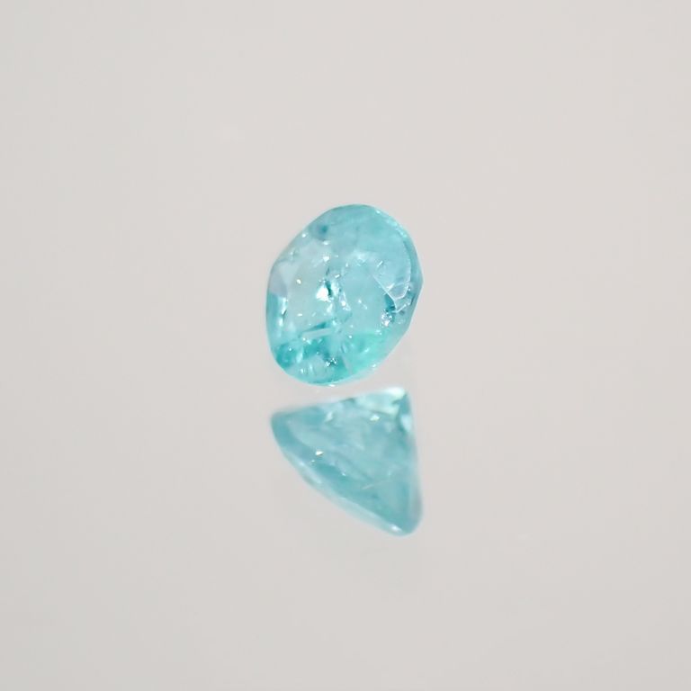 パライバトルマリン ブラジル産 ルース 0.058ct[210410656]2.5×2.5mm前後
