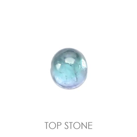 ブルーコーネルピン(宝石名コーネルピン)タンザニア産 0.20ct 識別済[220616291]3.7x3.2mm前後