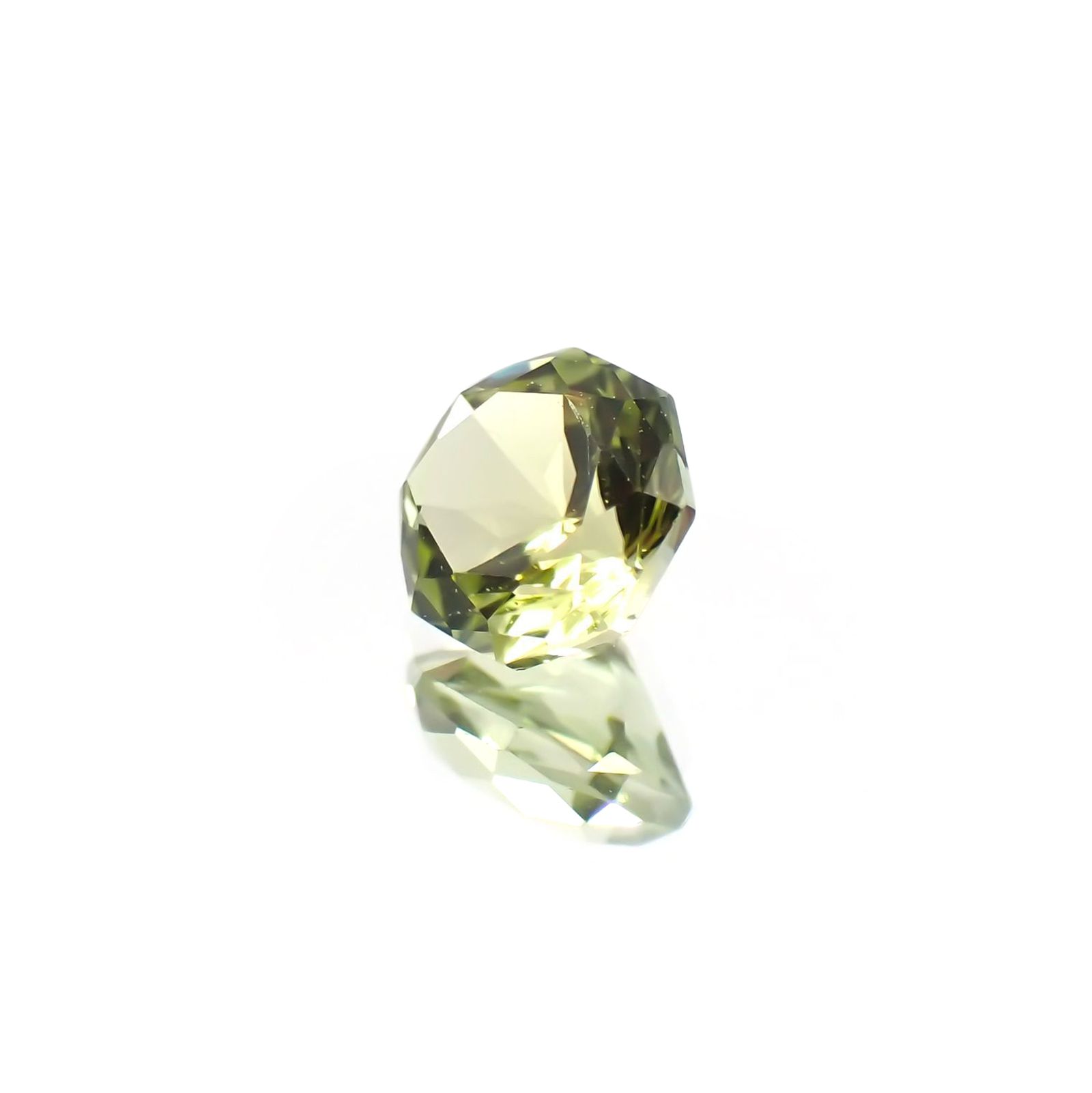 ◇オクタゴンカット◇イエロートルマリン(宝石名トルマリン)ブラジル産 識別済 0.56ct / 5.1x5.1mm前後 [260424205]