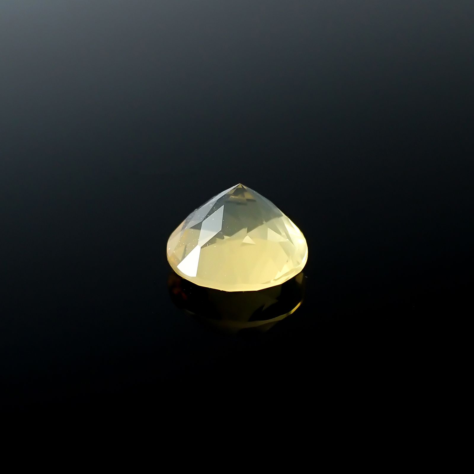 イエローオパール メキシコ産 1.01ct[240226194]7.3x7.3mm前後