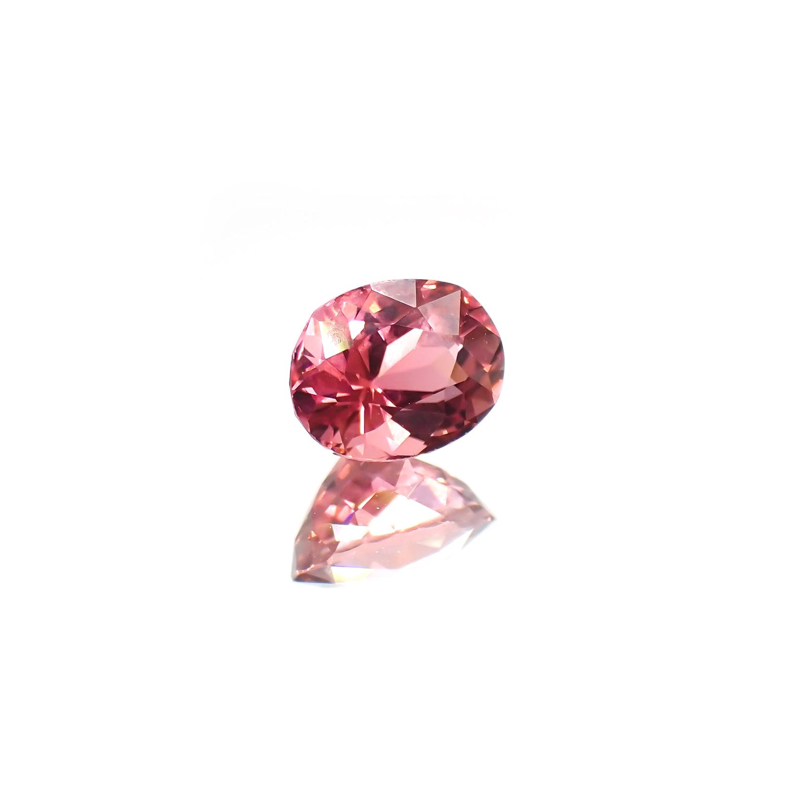ローズピンクトルマリン(宝石名ピンク・トルマリン)ブラジル/アフリカ産 1.03ct 識別済[220114869]7x5.5mm前後