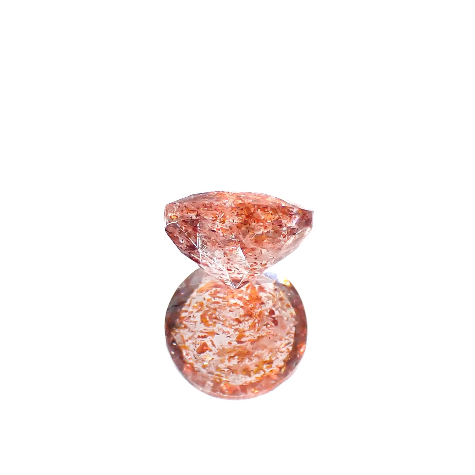 イリュージョンサンストーン タンザニア産 1.65ct[240728541]7.7x7.7mm前後