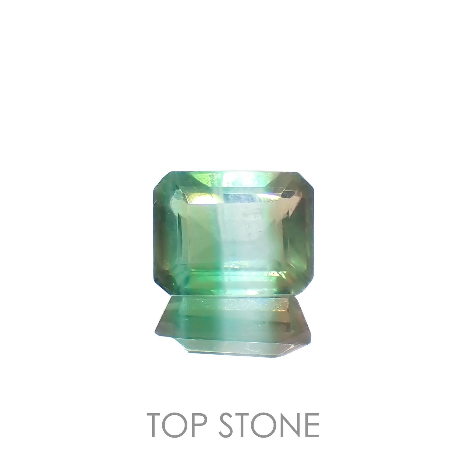 バイカラーフローライト ブラジル産 2.87ct[221119124]9x7mm前後