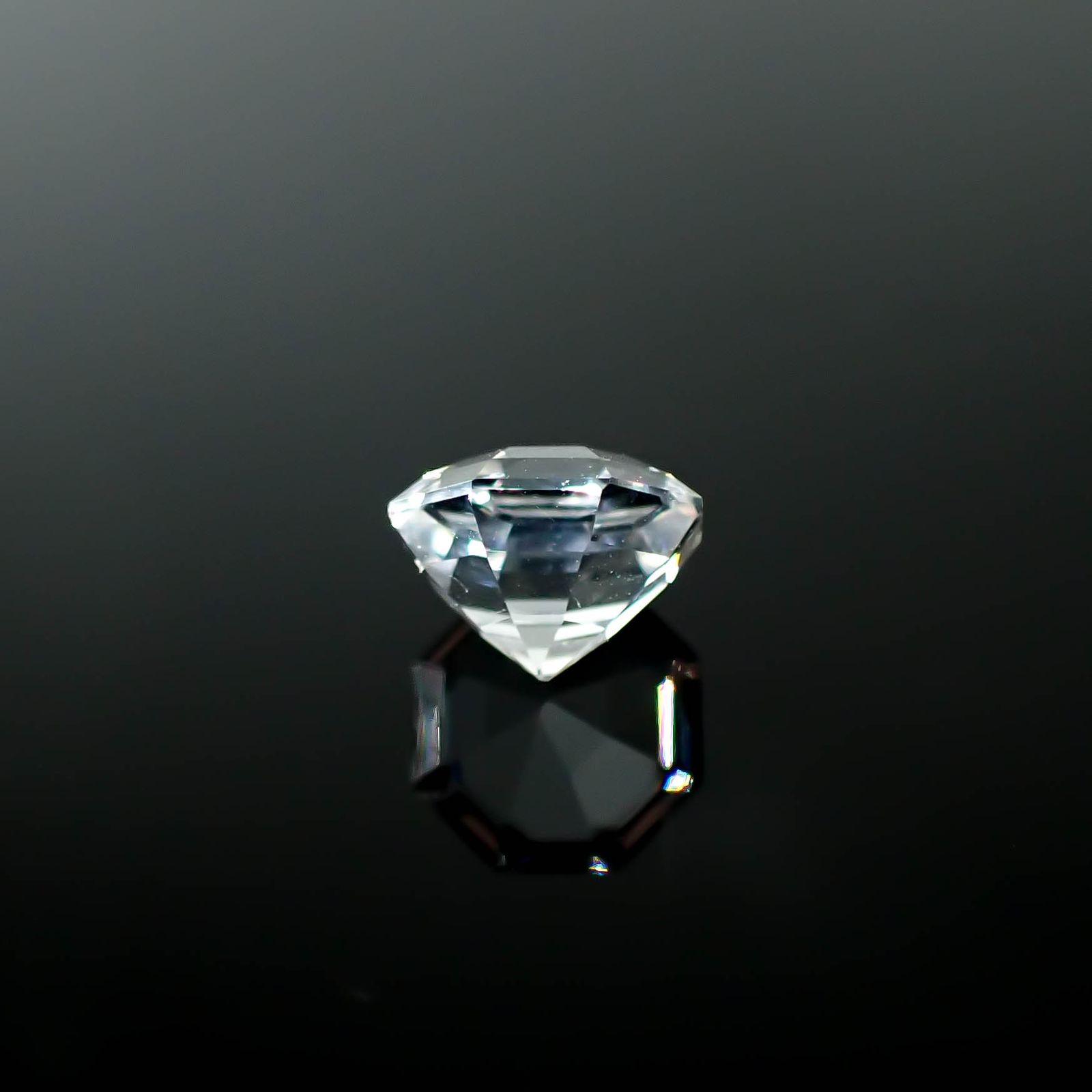◇オクタゴンカット◇レムリアンシードクリスタル(保証シール付き) ブラジル産 1.28ct / 7x6.9mm前後 [250730864]