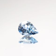 サンタマリアアクアマリン(宝石名アクアマリン) ブラジル産 0.532ct ソ付(彩珠)[210812634]6.9×5mm前後