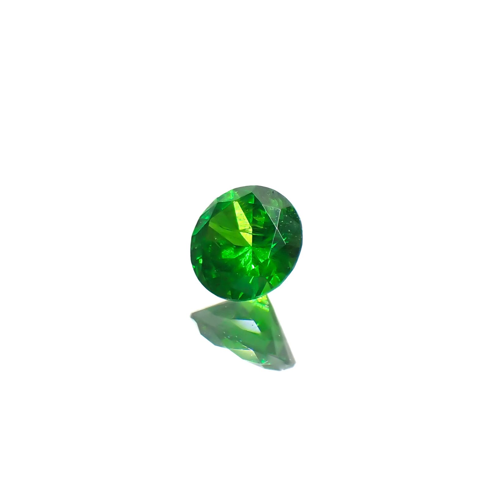 デマントイドガーネット ロシア産 0.14ct[240628271]3.2x3.2mm前後