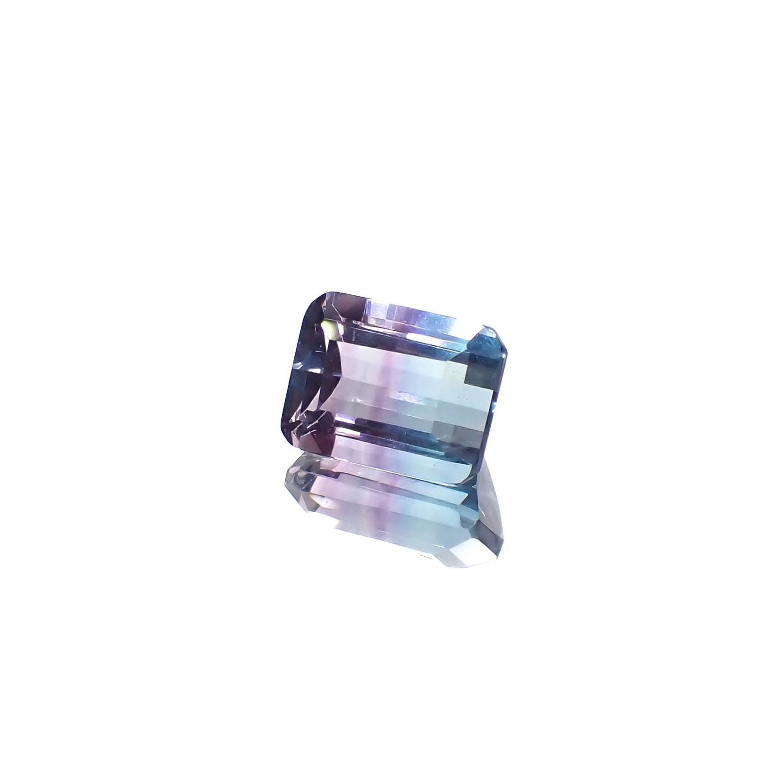 パーティカラーフローライト ブラジル産 3.02ct[230321186]8.9x6.9mm前後