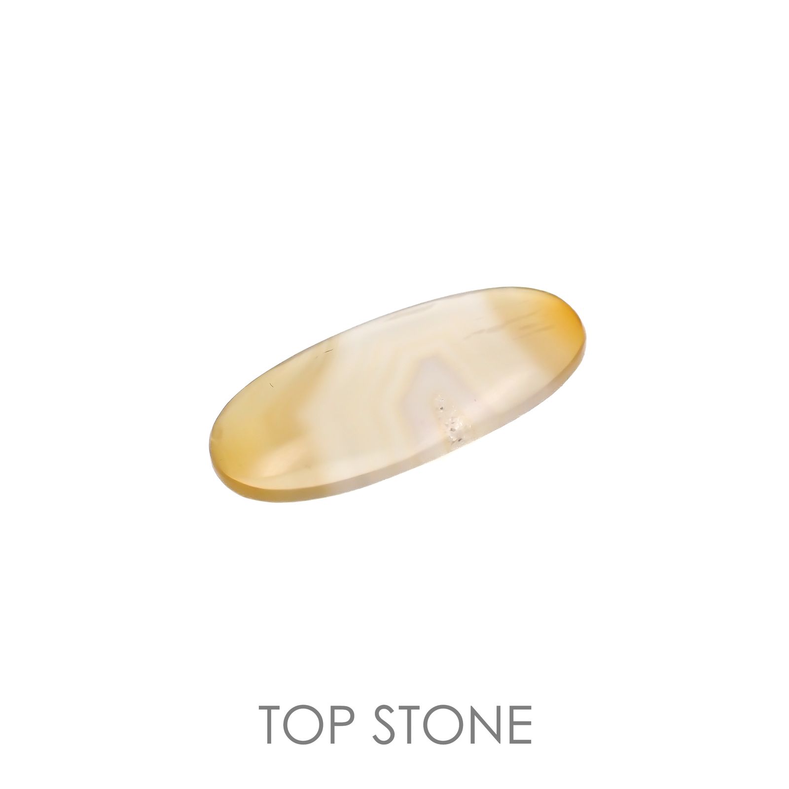 アイリスアゲート スライス インドネシア・スマトラ産 4.75ct[221118995]23.9x10.9mm前後