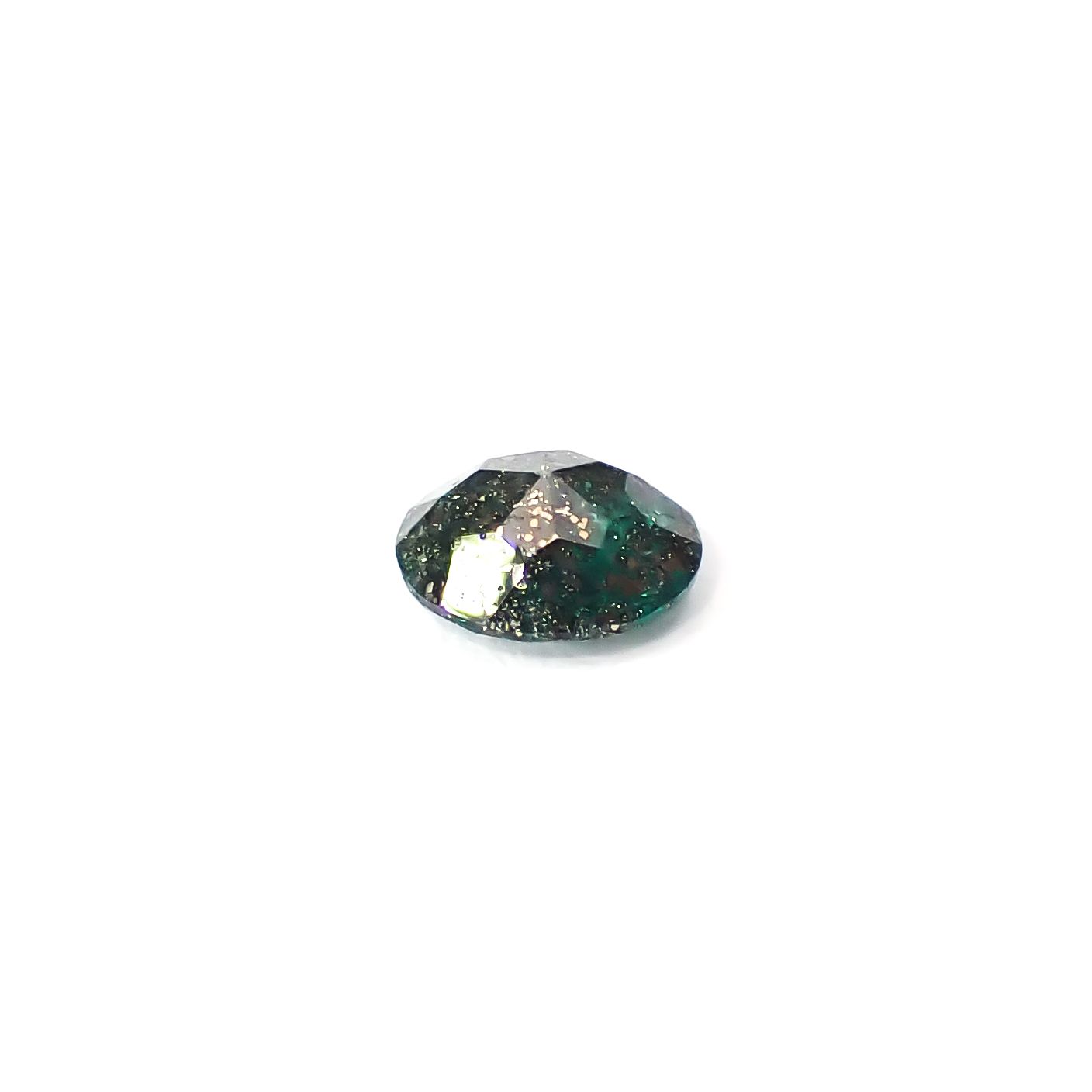 パイライトインエメラルド コロンビア産 0.22ct / 4.2x4.2mm前後 [260532125]