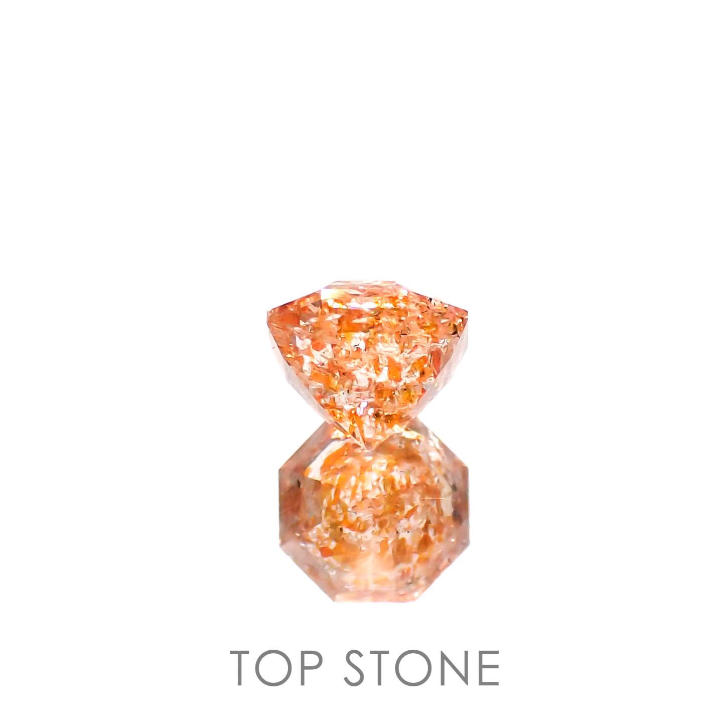 ◇オクタゴンカット◇イリュージョンサンストーン タンザニア産 0.62ct[230320951]5.1x5mm前後