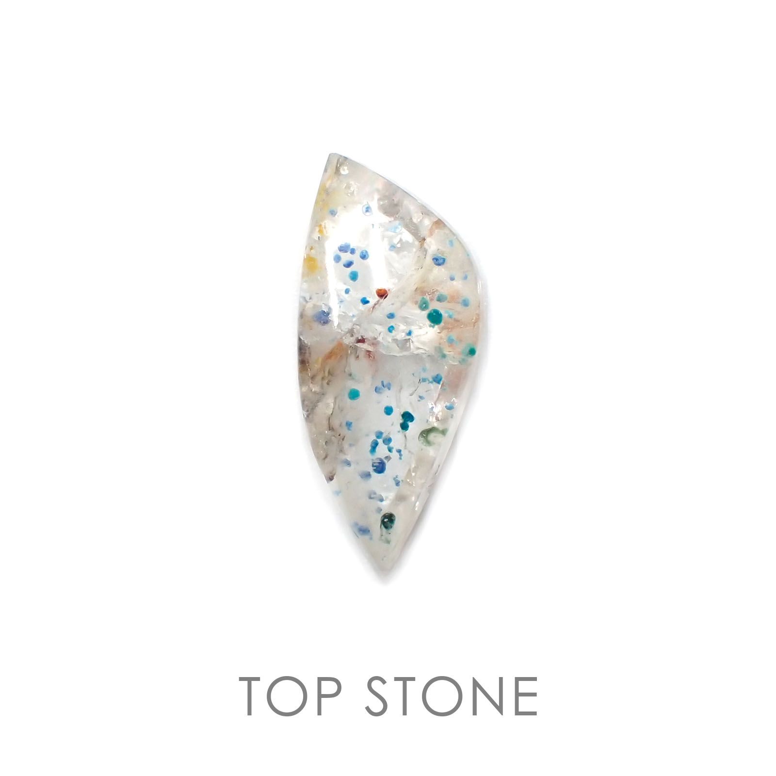 ◇フリーフォーム◇パライバクォーツ ブラジル産 ルース 8.75ct[210310265]22.1×10mm前後