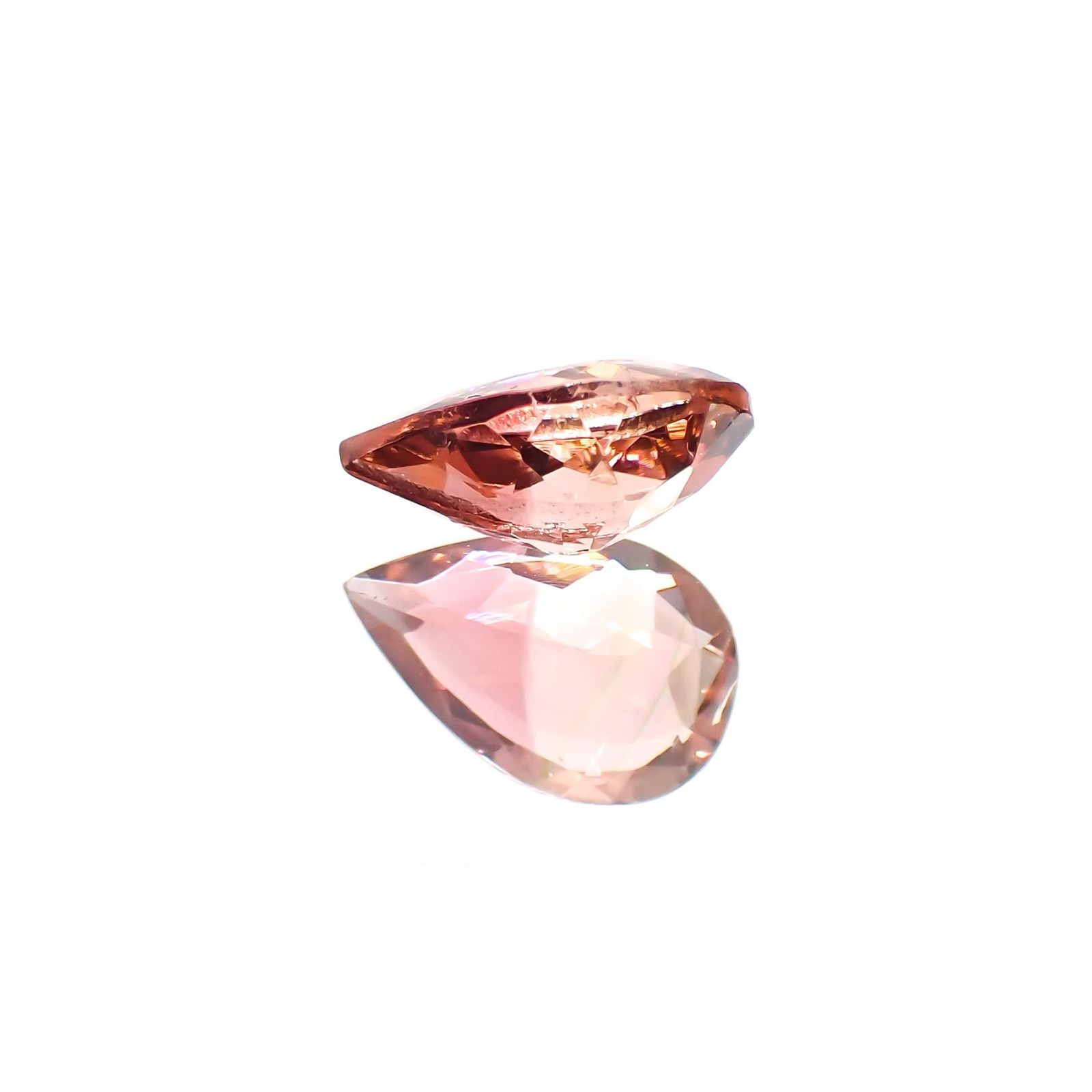 バイカラートルマリン(宝石名バイカラー・トルマリン) コンゴ民主共和国産 1.12ct 識別済[211013605]8.9×5.9mm前後