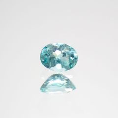 パライバトルマリン(宝石名トルマリン/別名パライバ・トルマリン)モザンビーク産 0.14ct 識別済[220114912]3.7x2.8mm前後