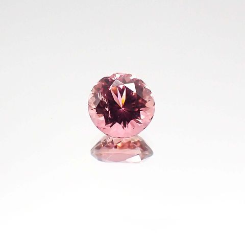 ピンクトルマリン(宝石名ピンク・トルマリン)ナイジェリア産 1.339ct ソ付(彩珠)[230722945]7x6.9mm前後
