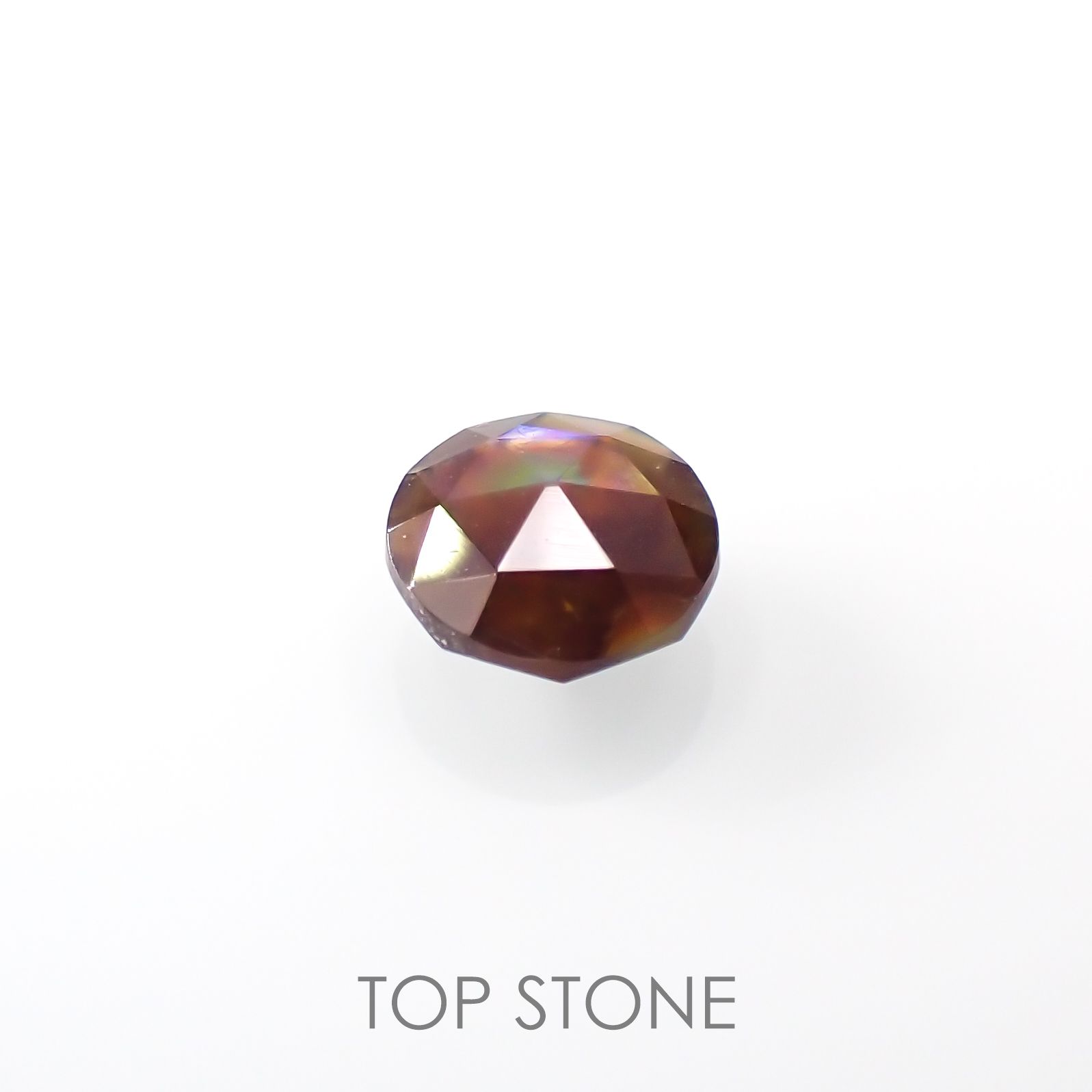 レインボーガーネット 日本・奈良県天川村産 0.98ct[220515985]5.9x5.8mm前後