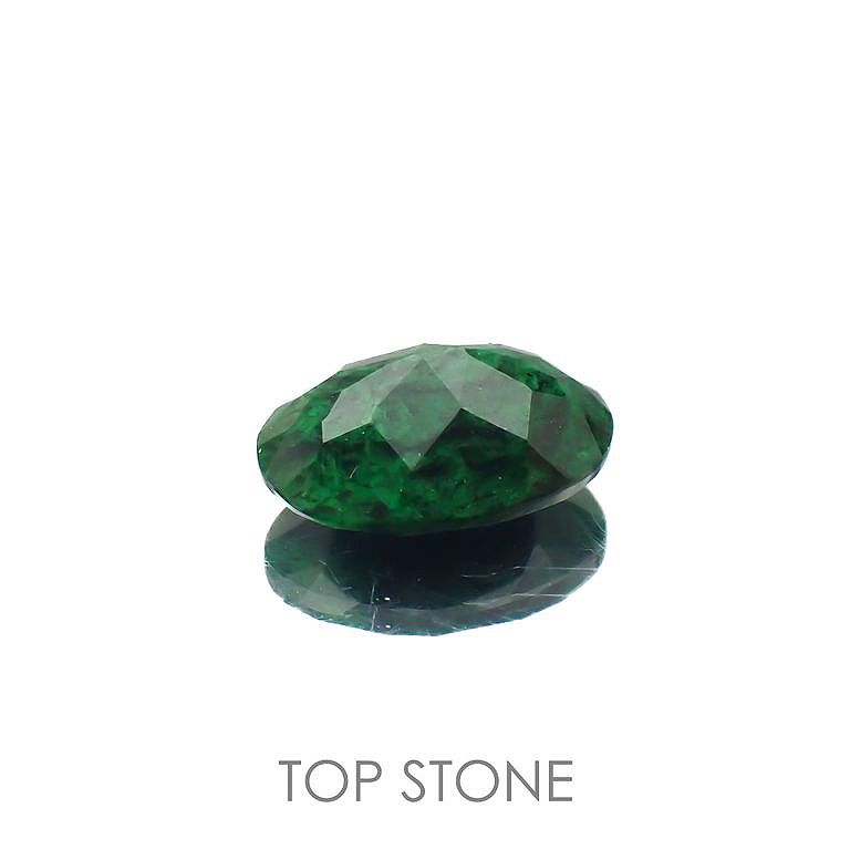 モーシッシ(宝石名マウシットシット)ビルマ産 1.35ct 識別済[220717071]8.6x6.7mm前後