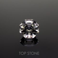 ◇オクタゴンカット◇レムリアンシードクリスタル(保証シール付き) ブラジル産 0.90ct[221018283]6x6mm前後
