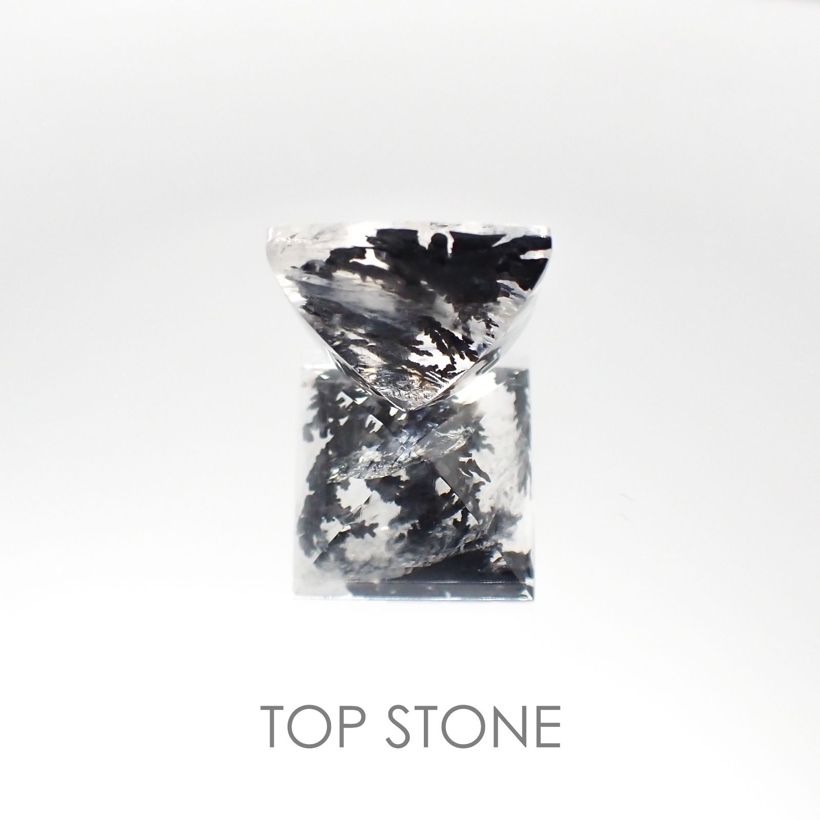 デンドリチッククォーツ ブラジル産 ルース 8.18ct[20084942]12.1×12.1mm前後
