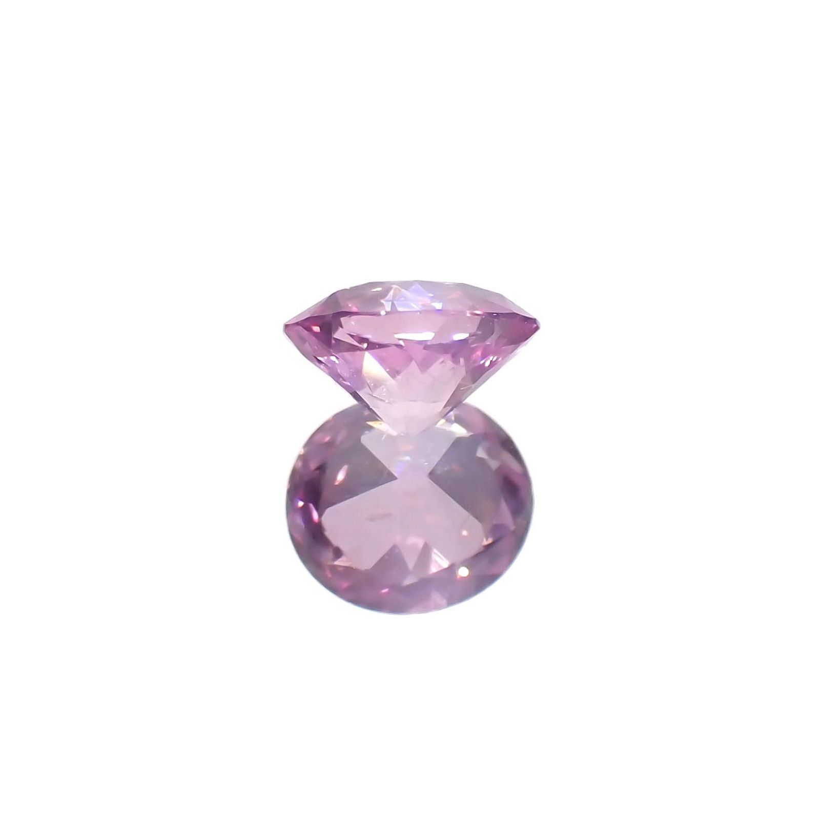 シルキーピンクサファイア 非加熱 ベトナム産 0.54ct / 5.3x4.7mm前後 [260822796]